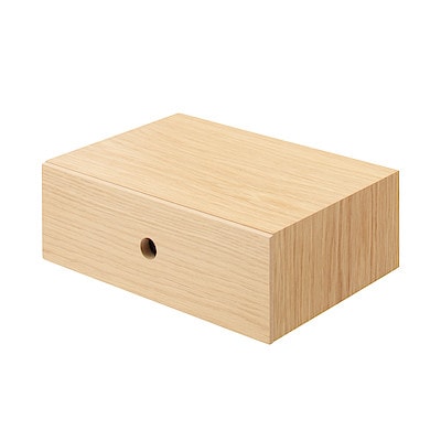 木製小物収納１段 約幅２５ ２ｘ奥行１７ｘ高さ８ ４ｃｍ 木製小物収納 通販 無印良品