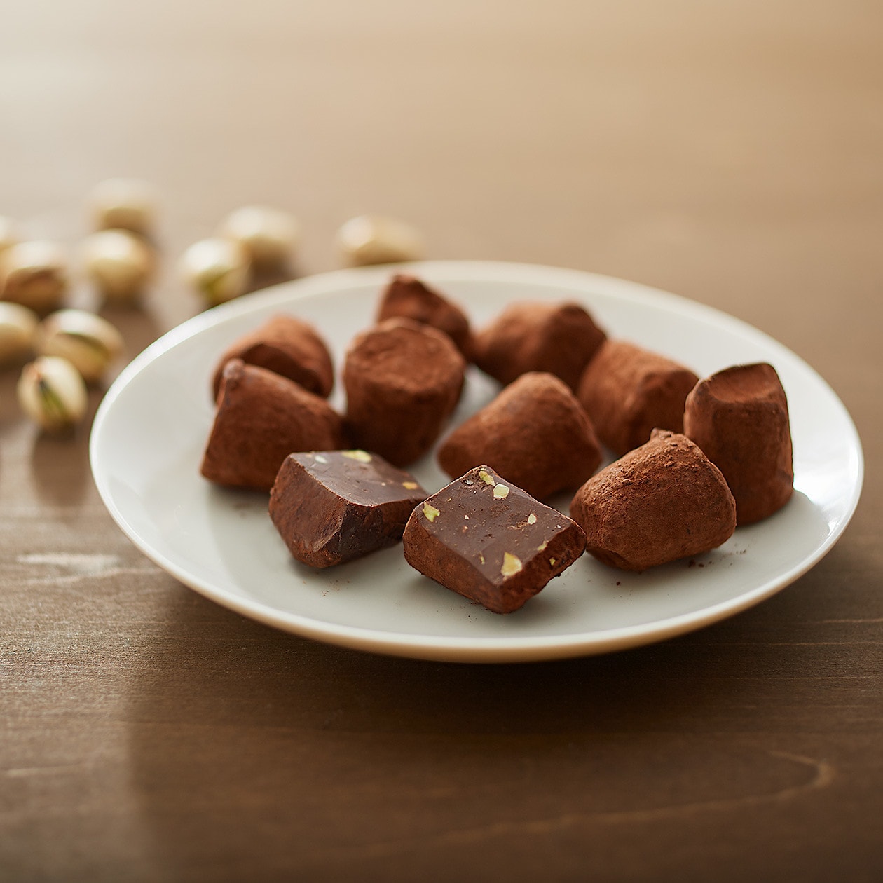 カカオトリュフ ピスタチオ 100g 通販 無印良品 カカオトリュフ ピスタチオ 100g 通販 無印良品