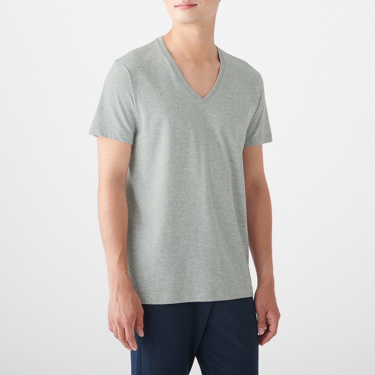 脇に縫い目がない 天竺編みvネック半袖tシャツ 2枚組 紳士xs グレー 2枚組tシャツ タンクトップ 紳士 メンズ 通販 無印良品 脇に縫い目がない 天竺編みvネック半袖tシャツ 2枚組 紳士xs グレー 2枚組tシャツ タンクトップ 紳士 メンズ 通販 無印良品