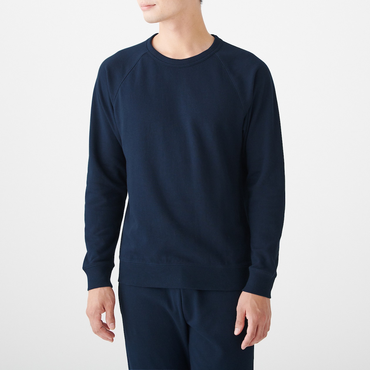 裏毛トレーナー 紳士ｍ ネイビー ルームウェア ホームウェア 紳士 メンズ 通販 無印良品