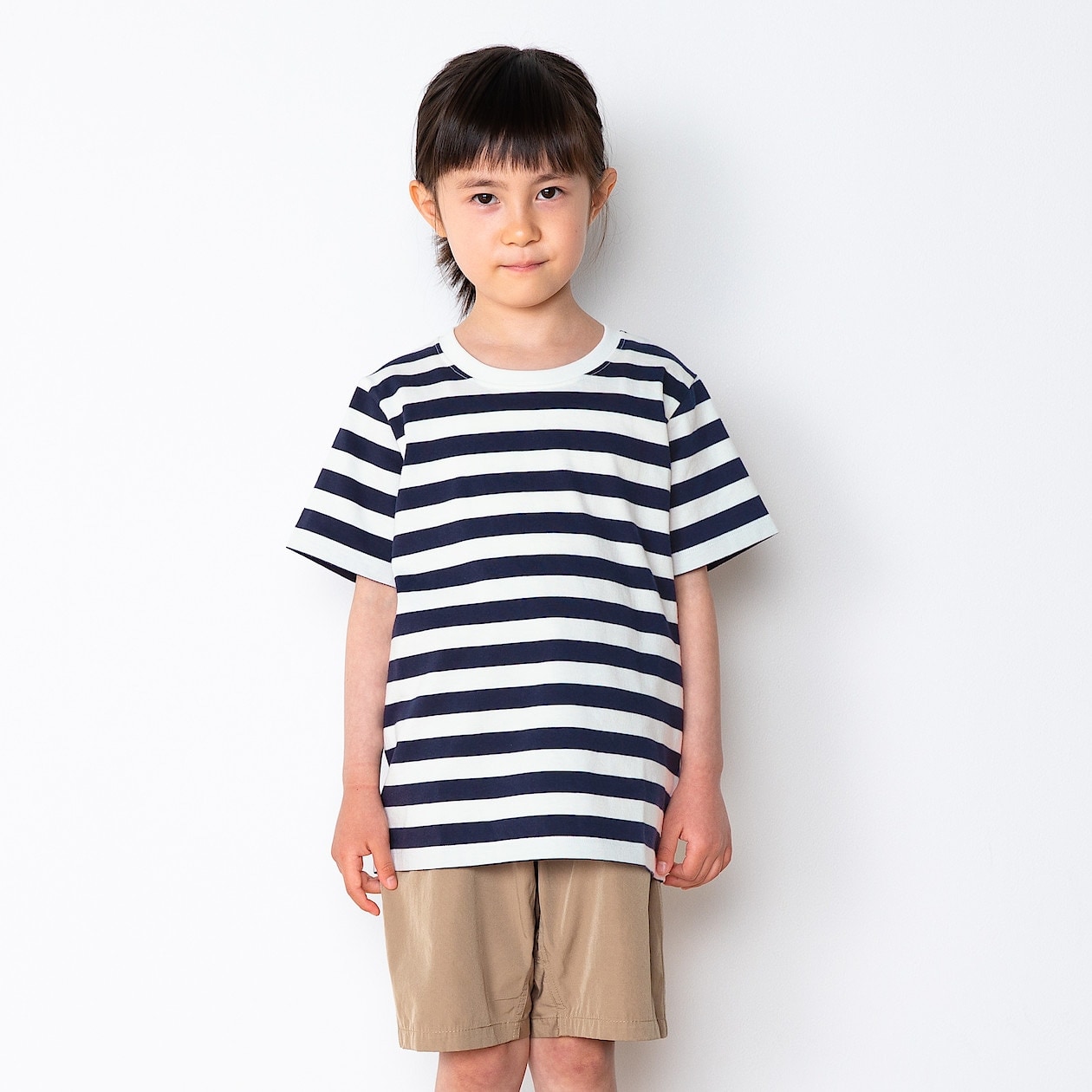 インド綿天竺編み ボーダー半袖tシャツ キッズ キッズ120 ネイビー キッズトップス 通販 無印良品 インド綿天竺編み ボーダー半袖tシャツ キッズ キッズ120 ネイビー キッズトップス 通販 無印良品