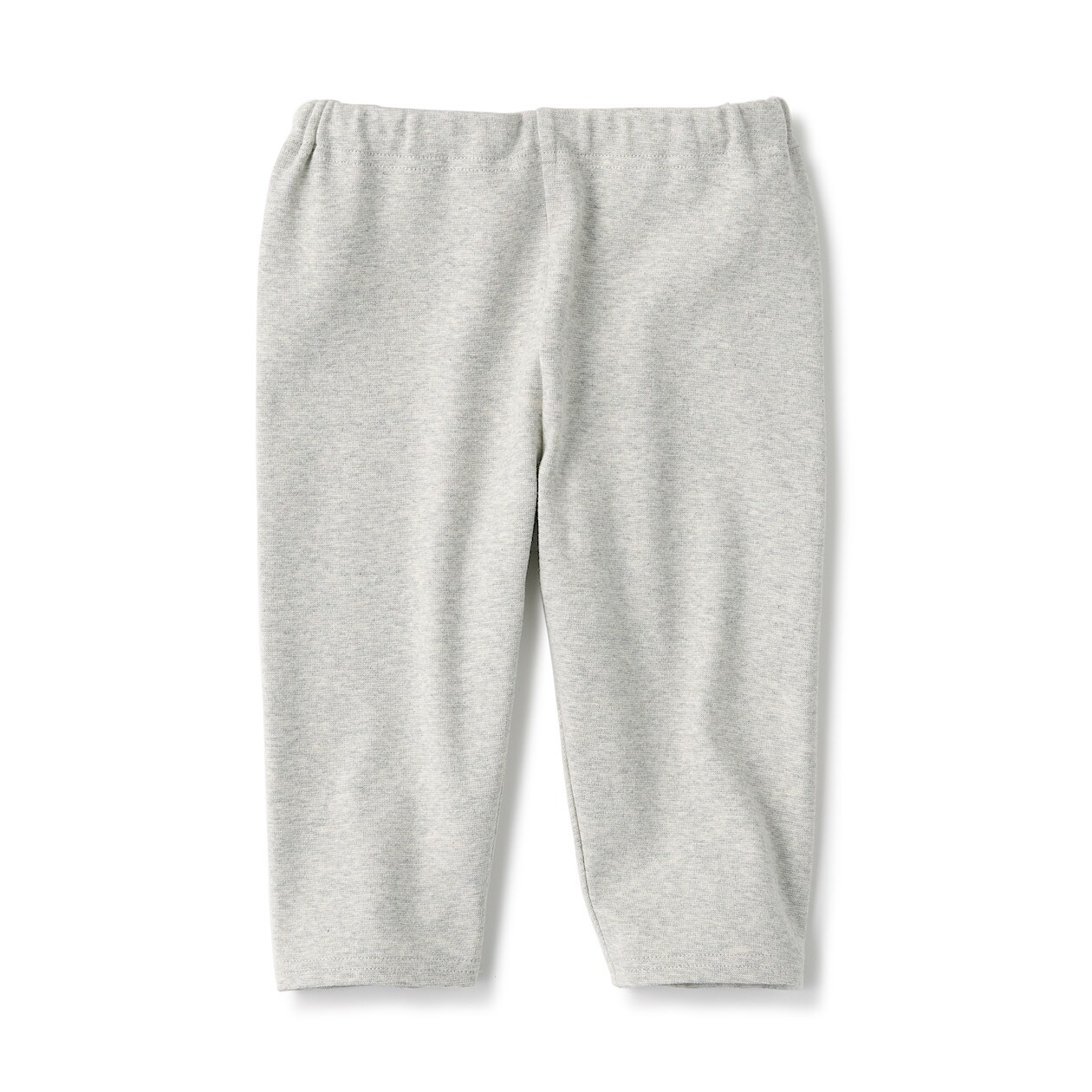 らくらく動けるフライス編み 五分丈レギンスパンツ キッズ キッズ１１０ ライトシルバーグレー キッズボトムス 通販 無印良品