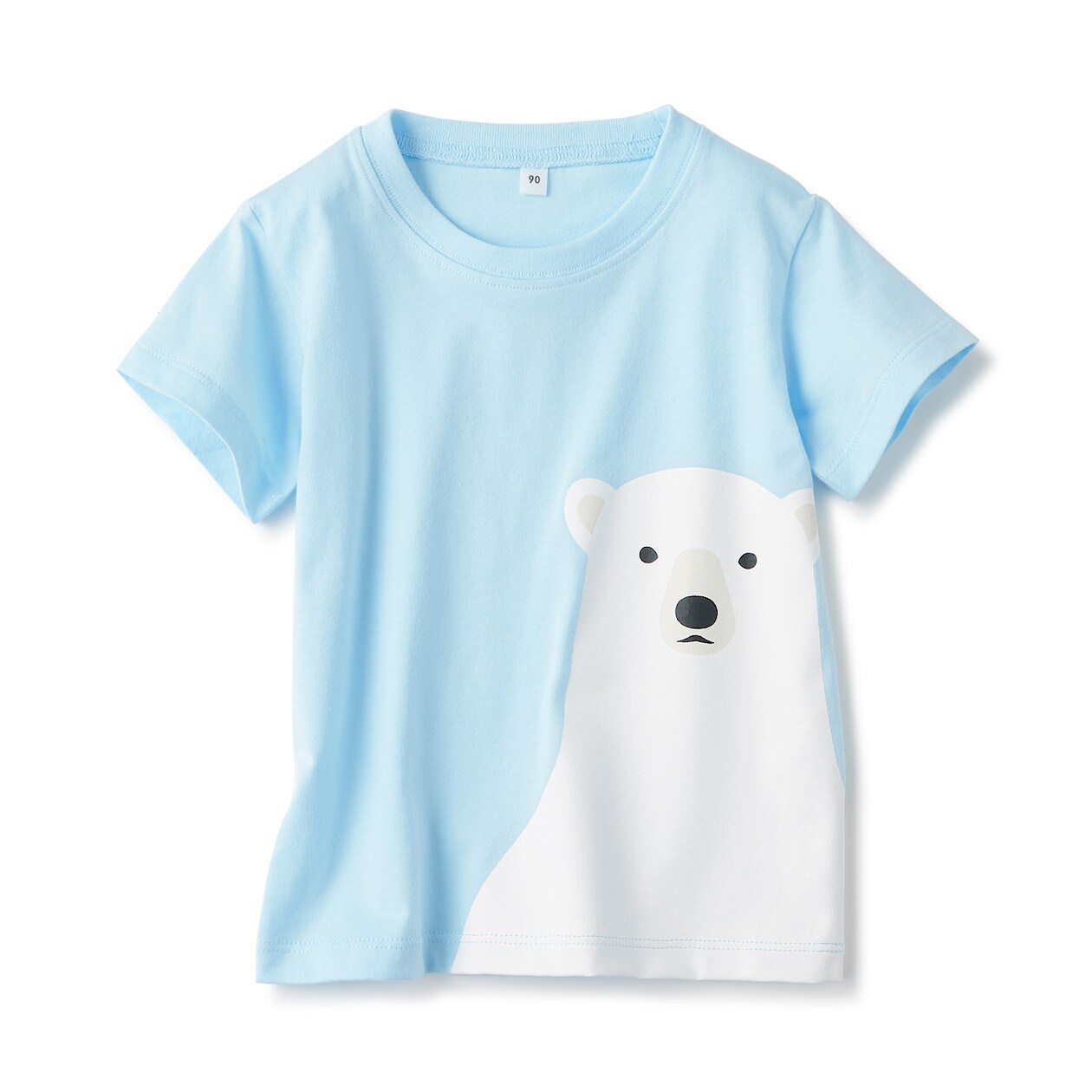 インド綿天竺編み プリントｔシャツ ベビー ベビー９０ ホッキョクグマ ベビートップス 通販 無印良品