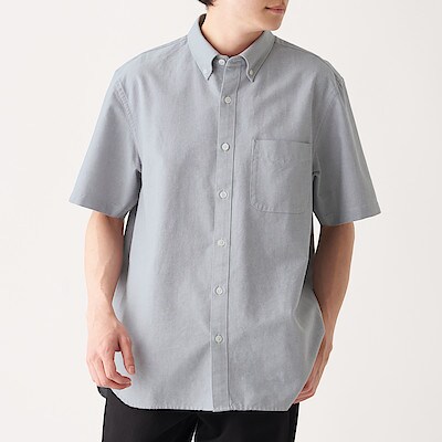 シャツ ワイシャツ 半袖 紳士 メンズ 通販 無印良品
