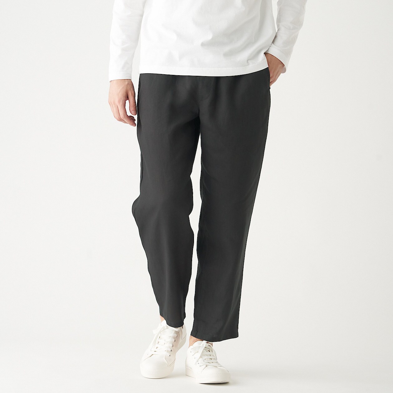 貯水池 仲良し くぼみ フレンチ リネン パンツ Homehouse Jp