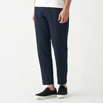 縦横ストレッチ乾きやすいテーパードパンツ 紳士ｘｓ ネイビー 通販 無印良品