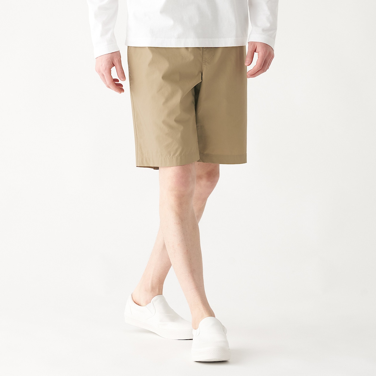 インド綿 ブロードショートパンツ 紳士l ベージュ パンツ 紳士 メンズ 通販 無印良品 インド綿 ブロードショートパンツ 紳士l ベージュ パンツ 紳士 メンズ 通販 無印良品