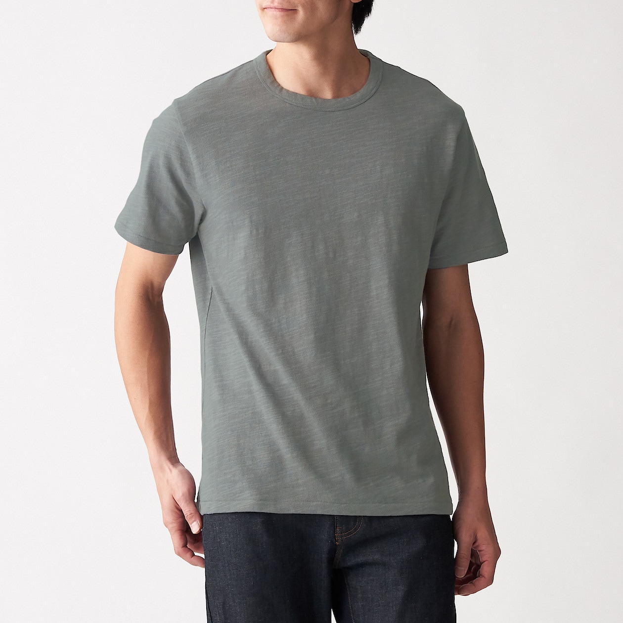 ムラ糸天竺編みクルーネック半袖tシャツ 紳士m ミディアムグレー tシャツ カットソー シャツ 半袖 紳士 メンズ 通販 無印良品 ムラ糸天竺編みクルーネック半袖tシャツ 紳士m ミディアムグレー tシャツ カットソー シャツ 半袖 紳士 メンズ 通販 無印良品