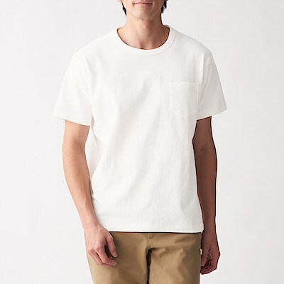 太番手 tシャツ カットソー 半袖 紳士 メンズ 通販 無印良品 太番手 tシャツ カットソー 半袖 紳士 メンズ 通販 無印良品