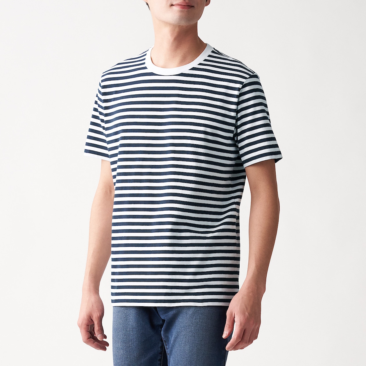 インド綿 天竺編みボーダー半袖tシャツ 紳士xs ダークネイビー ボーダー tシャツ カットソー 半袖 紳士 メンズ 通販 無印良品 インド綿 天竺編みボーダー半袖tシャツ 紳士xs ダークネイビー ボーダー tシャツ カットソー 半袖 紳士 メンズ 通販 無印良品