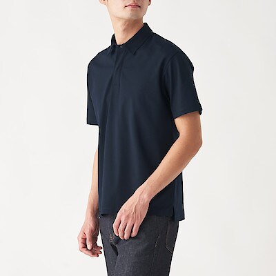 乾きやすい半袖ポロシャツ 紳士xs ダークネイビー tシャツ カットソー 半袖 紳士 メンズ 通販 無印良品 乾きやすい半袖ポロシャツ 紳士xs ダークネイビー tシャツ カットソー 半袖 紳士 メンズ 通販 無印良品