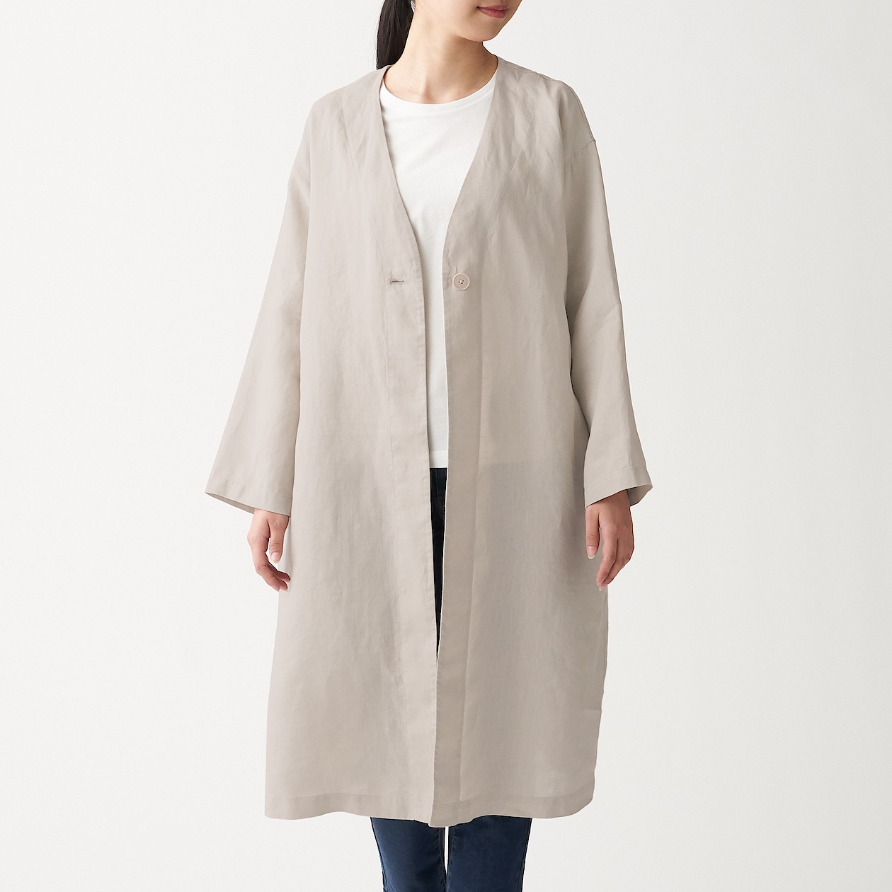 アドバイス 電気的 不定 リネン コート レディース Diepslootarts Org