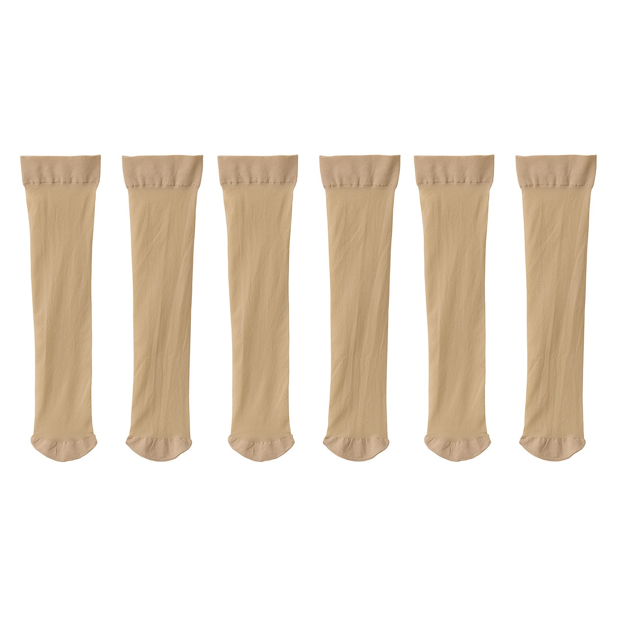 サポート ストッキング ３足組 ひざ下丈 ２３ ２５ｃｍ ヌードベージュ ストッキング タイツ 通販 無印良品