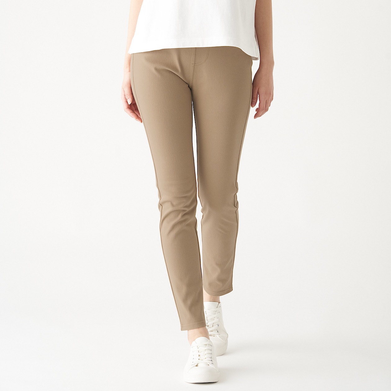 ストレッチ レギンスパンツ 婦人ｓ ライトベージュ パンツ 婦人 レディース 通販 無印良品