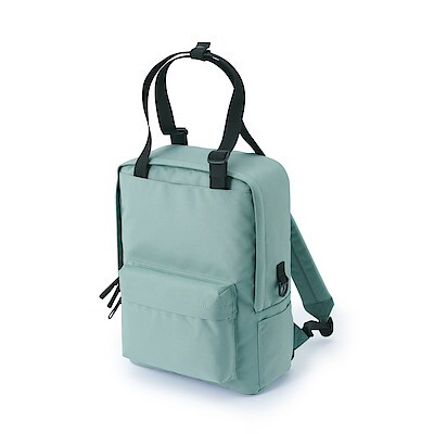 手提げとしても使えるリュックサック ａ４サイズ グリーン リュックサック バックパック 通販 無印良品