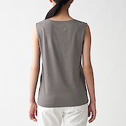 コットンレーヨンタンクトップ 婦人ｘｓ グレィッシュブラウン Tシャツ カットソー 半袖 婦人 レディース 通販 無印良品