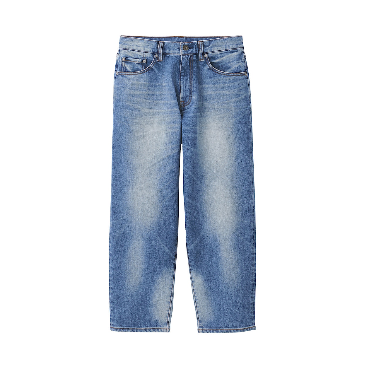 男女兼用 ジャパンファブリックデニムストレッチワイドパンツ ２９ ７３ ５ｃｍ ブルー Muji Labo パンツ 通販 無印良品