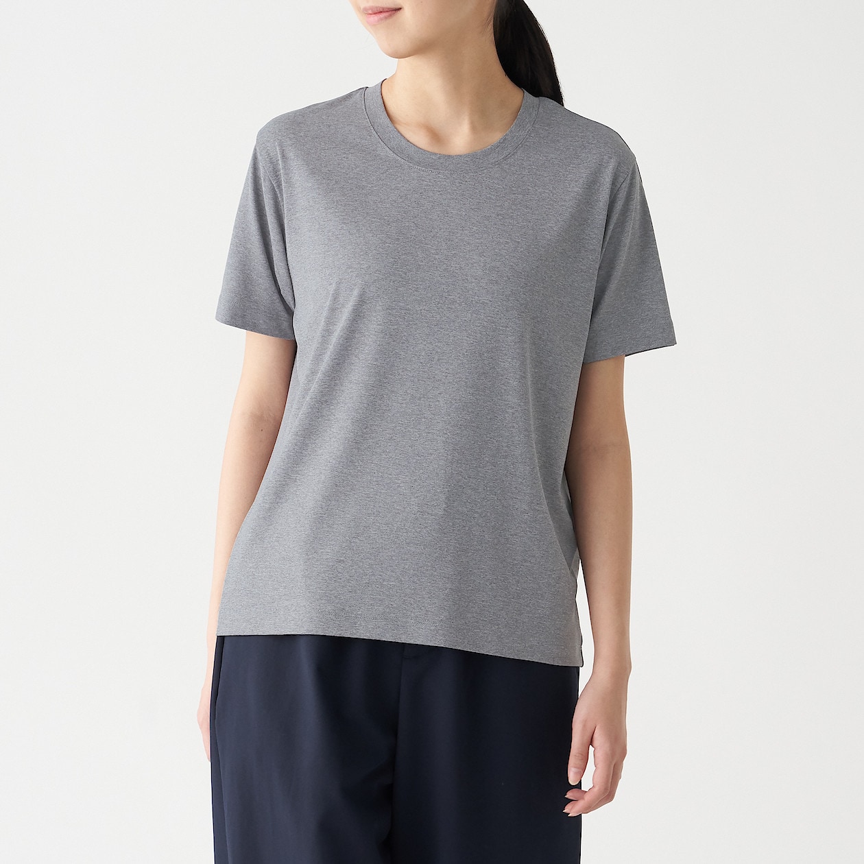 吸汗速乾ｕｖカット半袖ｔシャツ 婦人ｘｓ グレー Muji Walker スポーツウェア 運動着 婦人 レディース 通販 無印良品
