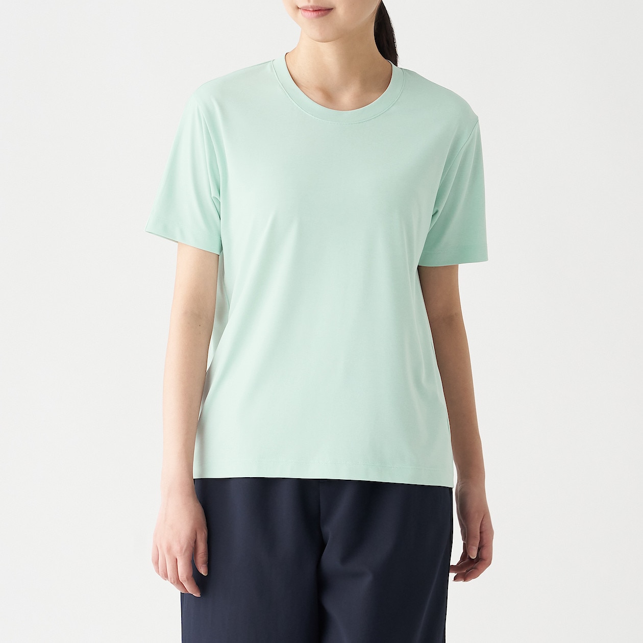 吸汗速乾ｕｖカット半袖ｔシャツ 婦人ｓ ミントグリーン Muji Walker 婦人 レディース 通販 無印良品