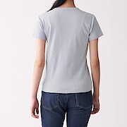 汗じみしにくいフライス編みクルーネック半袖ｔシャツ 婦人ｘｓ ライトシルバーグレー Tシャツ カットソー 半袖 婦人 レディース 通販 無印良品