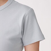 汗じみしにくいフライス編みクルーネック半袖ｔシャツ 婦人ｘｓ ライトシルバーグレー Tシャツ カットソー 半袖 婦人 レディース 通販 無印良品