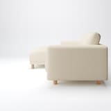 ソファ本体・３シーター・フェザー・ポケットコイル・カウチタイプ（右）