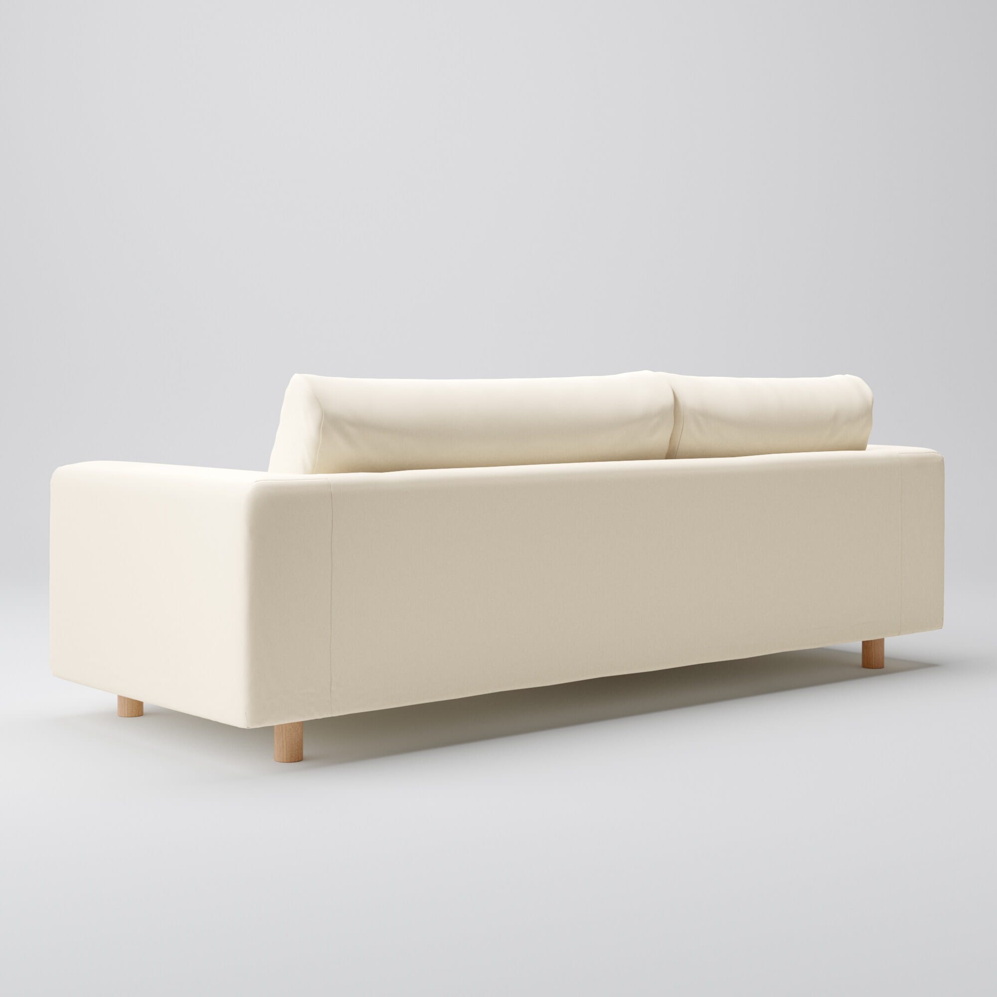 ソファ本体・３シーター・フェザー・ポケットコイル・カウチタイプ（右）