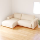 ソファ本体・３シーター・フェザー・ポケットコイル・カウチタイプ（右）