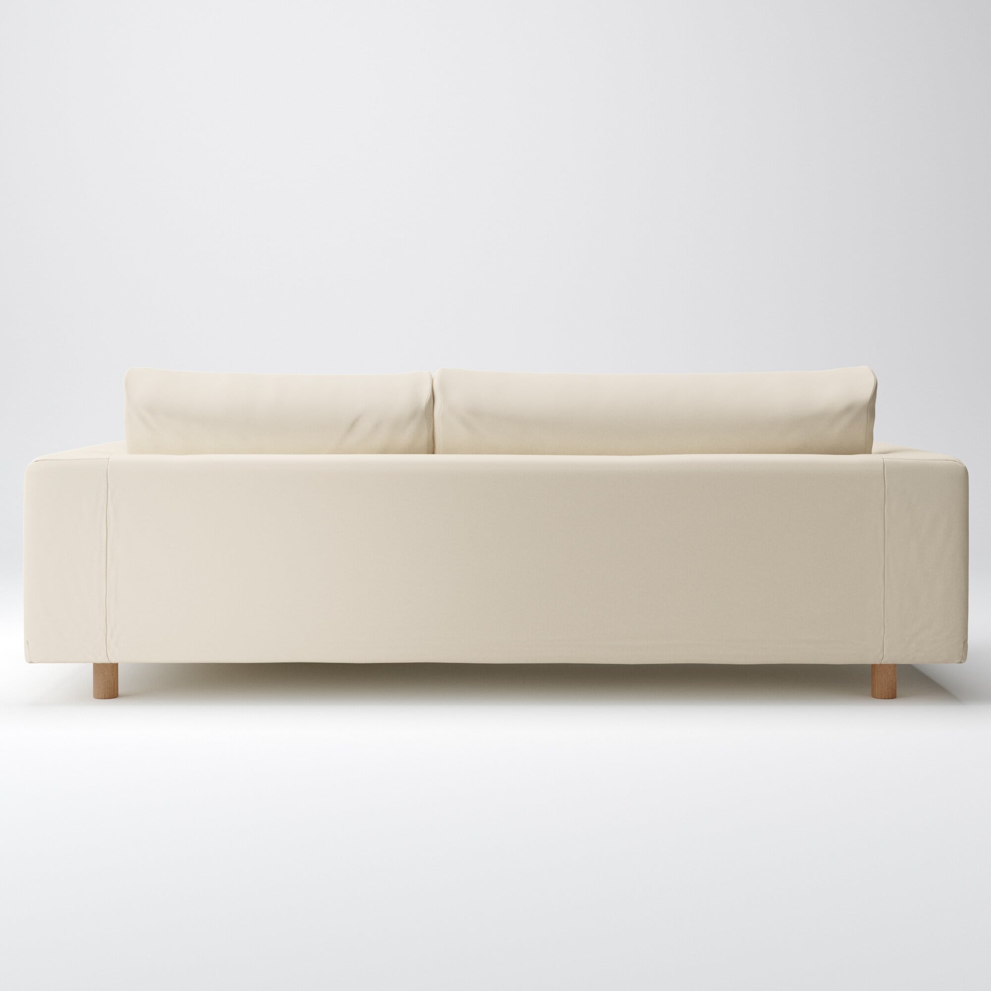 ソファ本体・３シーター・フェザー・ポケットコイル・カウチタイプ（左）