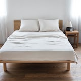 木製サイドテーブルベンチ／板座／オーク材