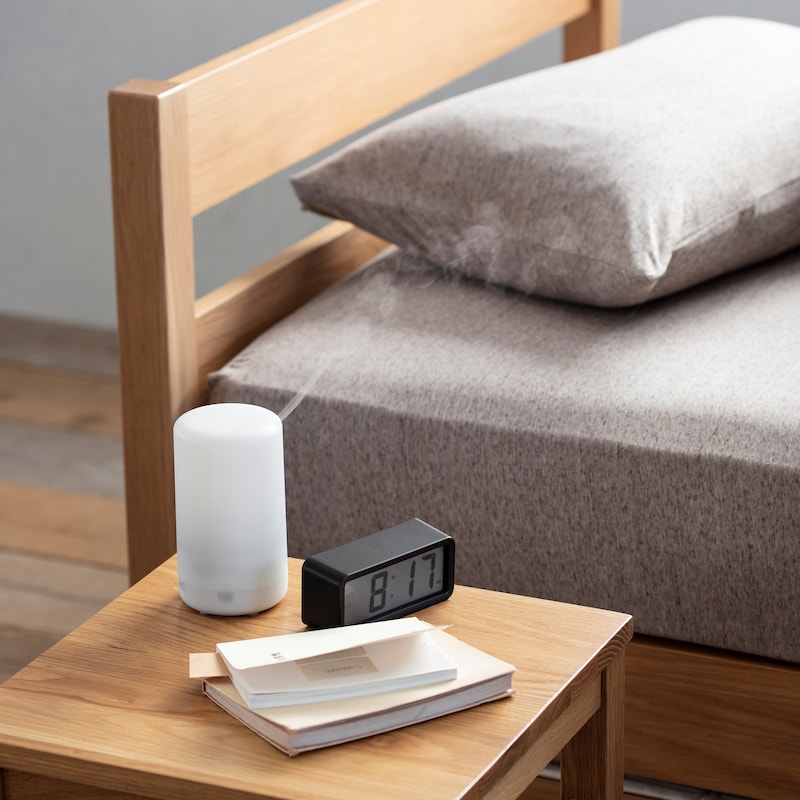 木製サイドテーブルベンチ／板座／オーク材 | 無印良品 