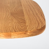 木製エクステンションテーブル／１４０－２２０ｃｍ／楕円／オーク材