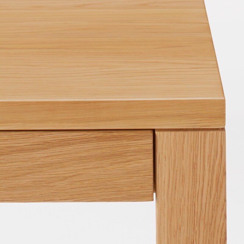 木製テーブル（引出付）／オーク材／幅80cm | 無印良品 