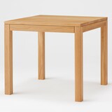 木製テーブル（引出付）／オーク材／幅８０ｃｍ