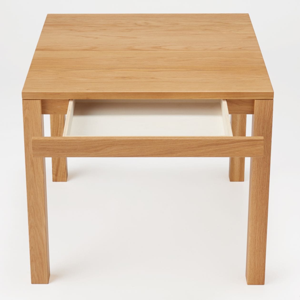 無印良品 無垢材テーブル オーク材 幅80cm奥行80cm×高さ72cm