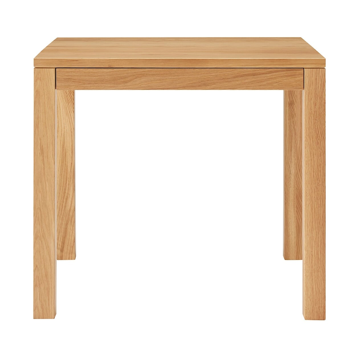 木製テーブル（引出付）／オーク材／幅８０ｃｍ 幅８０×奥行８０×高さ７２ｃｍ | ダイニングテーブル | 家具 通販 | 無印良品