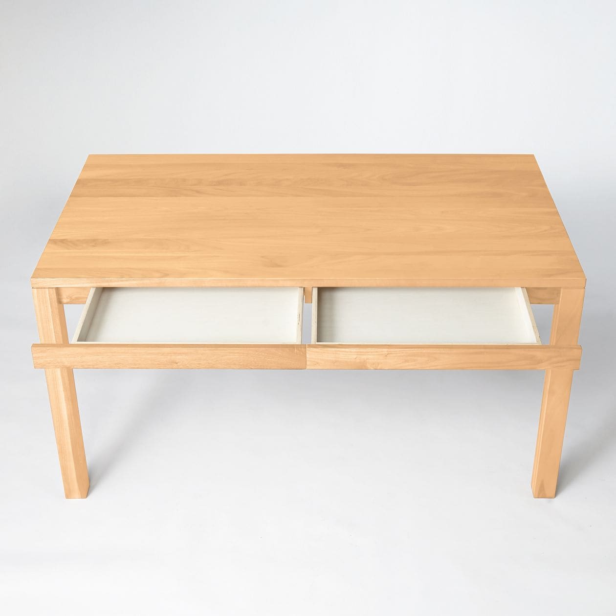 木製テーブル（引出付）／オーク材／幅１４０ｃｍ | 無印良品