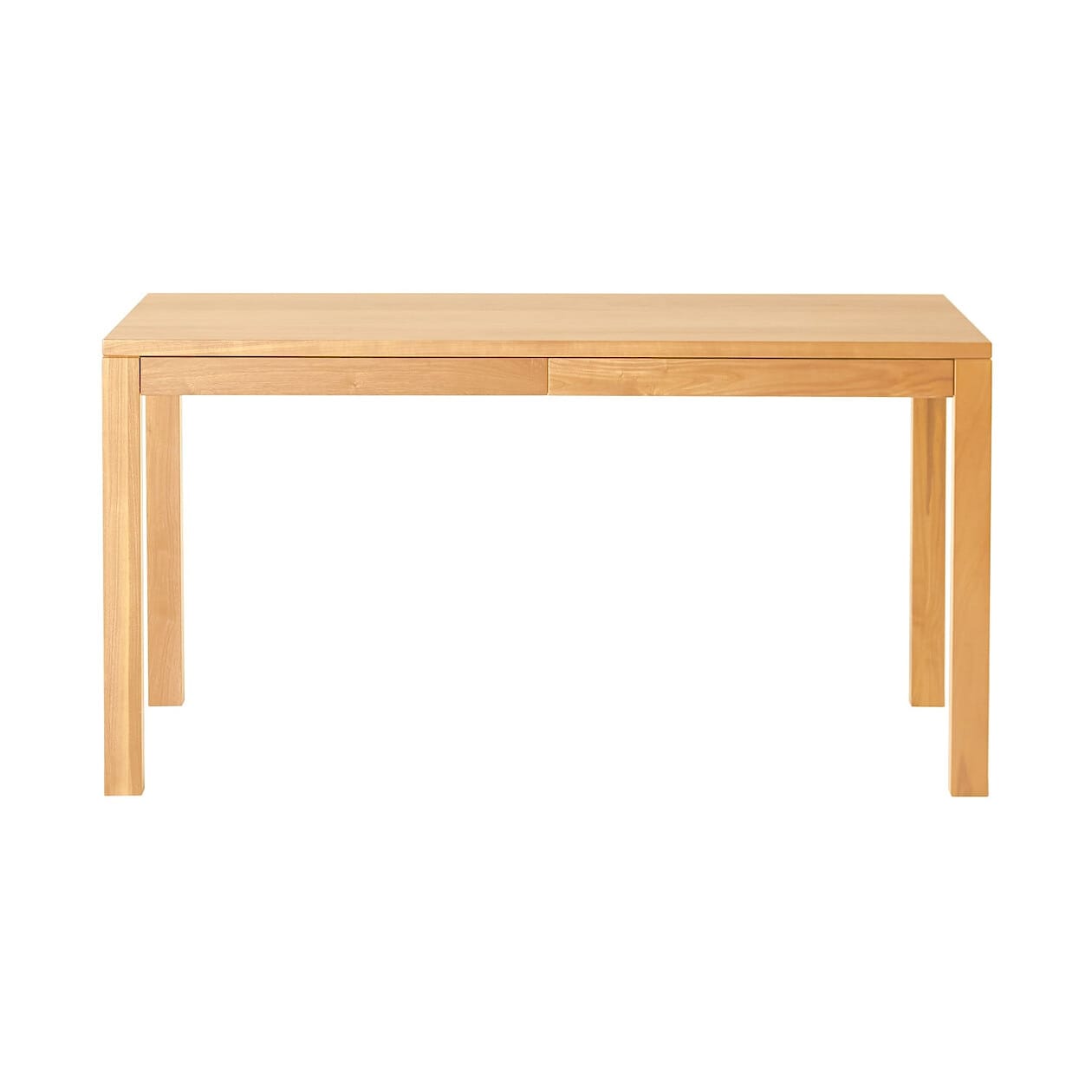 木製テーブル（引出付）／オーク材／幅１４０ｃｍ 幅１４０×奥行８０ 