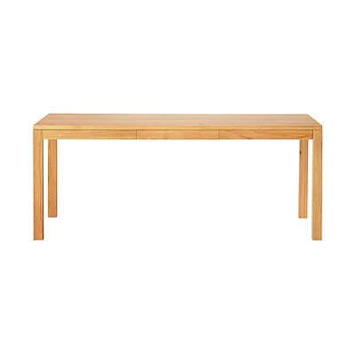 木製テーブル（引出付）／オーク材／幅１４０ｃｍ | 無印良品