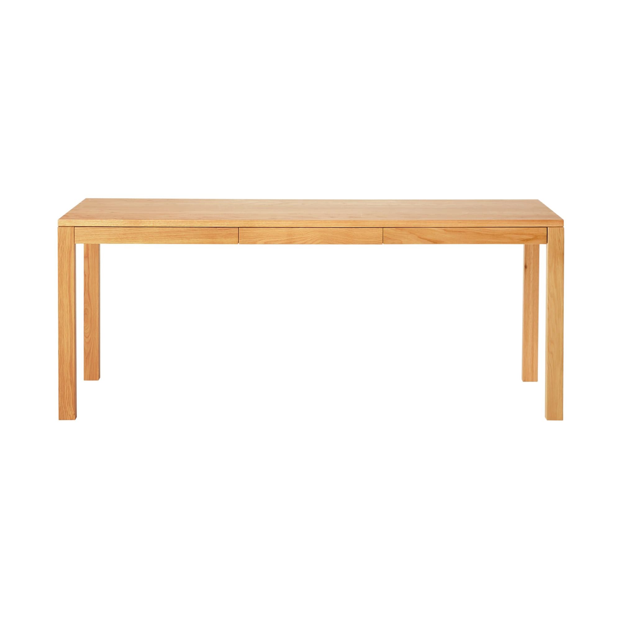 木製テーブル（引出付）／オーク材／幅１８０ｃｍ