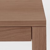 木製テーブル（引出付）／ウォールナット材／幅８０ｃｍ