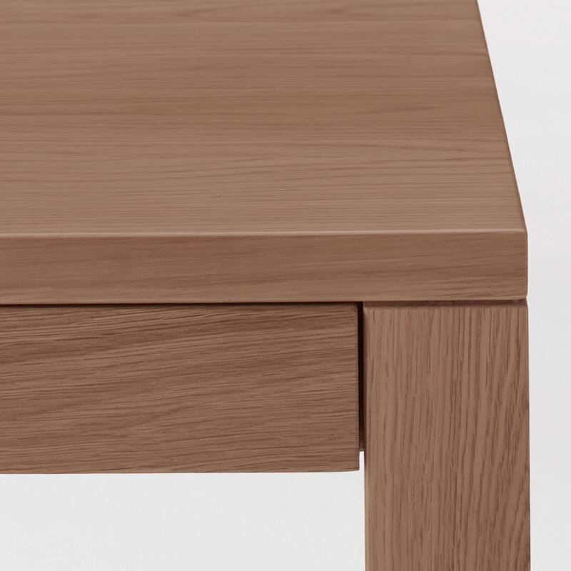 木製テーブル（引出付）／ウォールナット材／幅80cm | 無印良品 