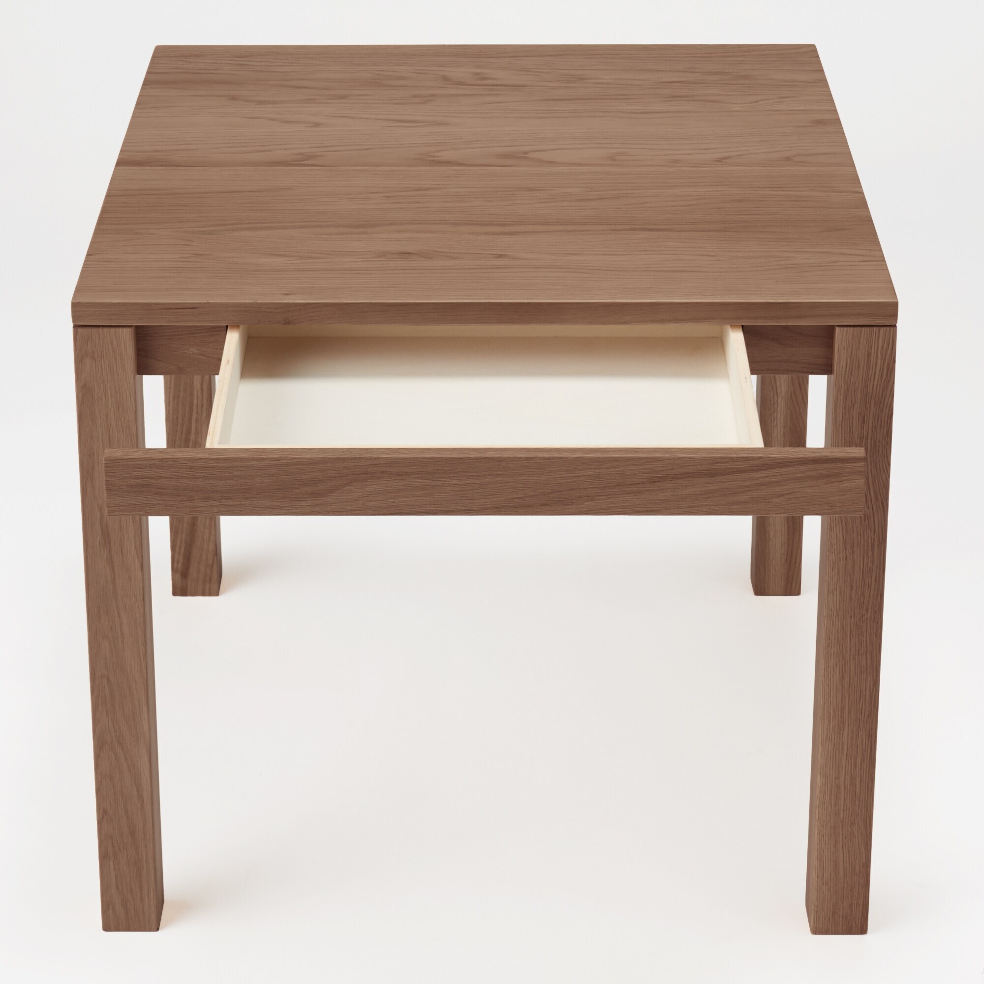 木製テーブル（引出付）／ウォールナット材／幅８０ｃｍ