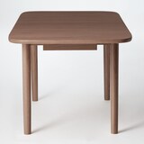 木製エクステンションテーブル／１４０－２２０ｃｍ／楕円／ウォールナット材