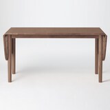 木製エクステンションテーブル／１４０－２２０ｃｍ／楕円／ウォールナット材