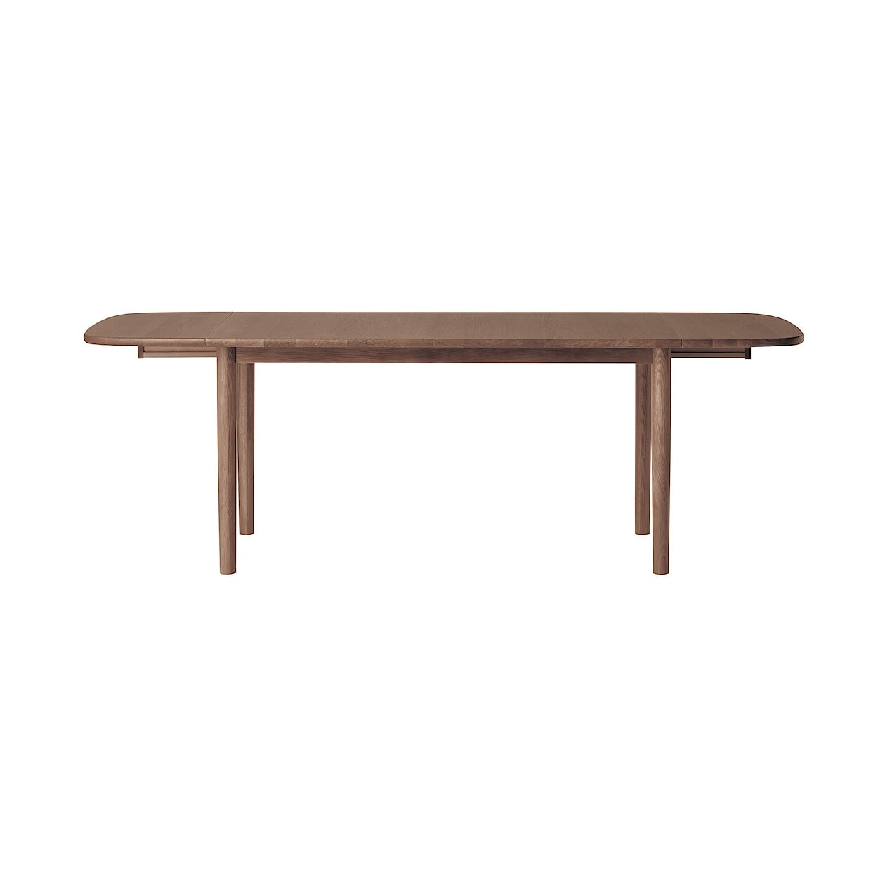 木製エクステンションテーブル／１４０－２２０ｃｍ／楕円