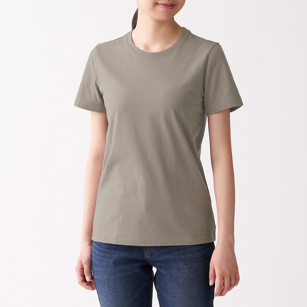 インド綿天竺編みクルーネック半袖tシャツ 婦人m カーキベージュ Tシャツ カットソー 半袖 婦人 レディース 通販 無印良品 インド綿天竺編みクルーネック半袖tシャツ 婦人m カーキベージュ Tシャツ カットソー 半袖 婦人 レディース 通販 無印良品