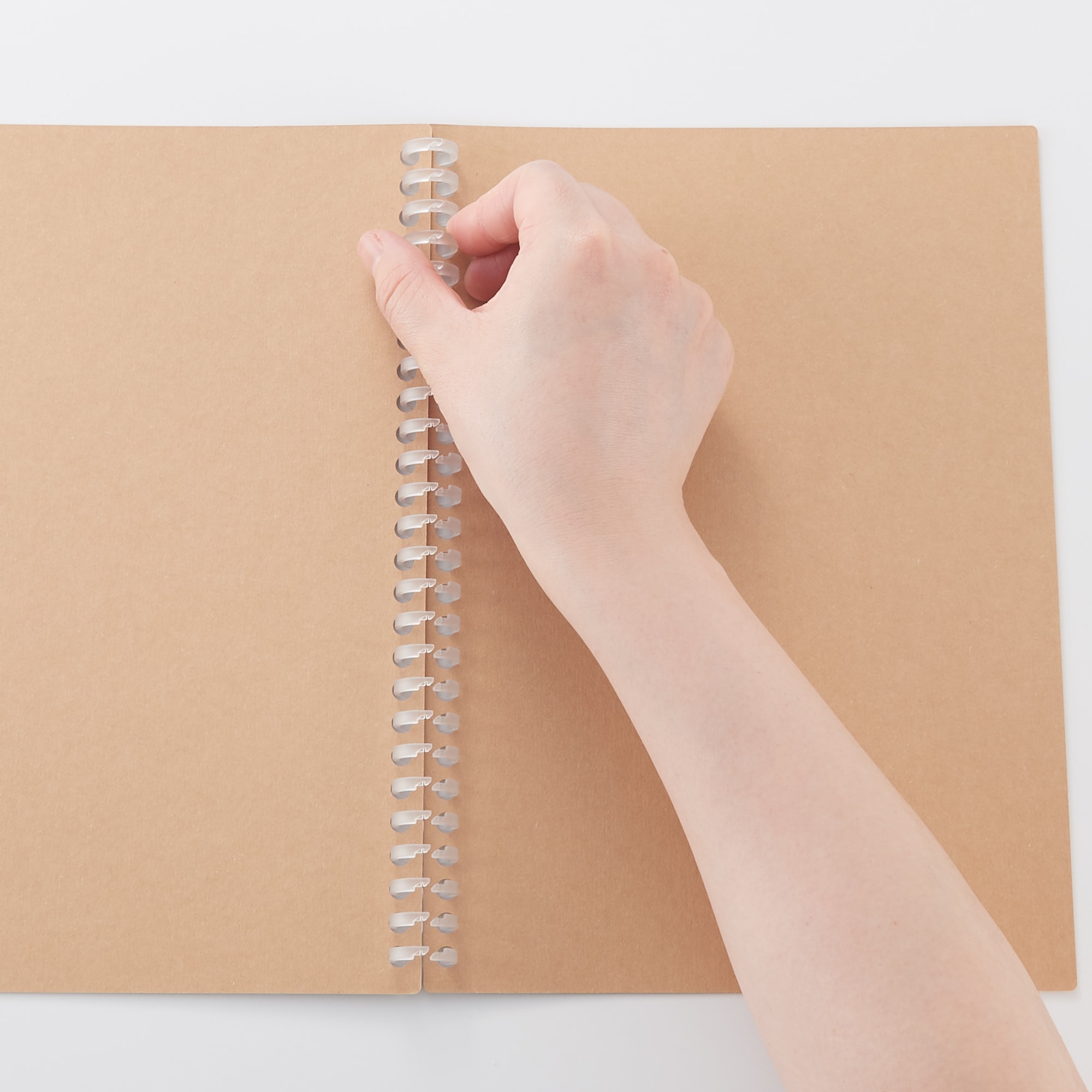 リフィルノート　本体　クラフト表紙