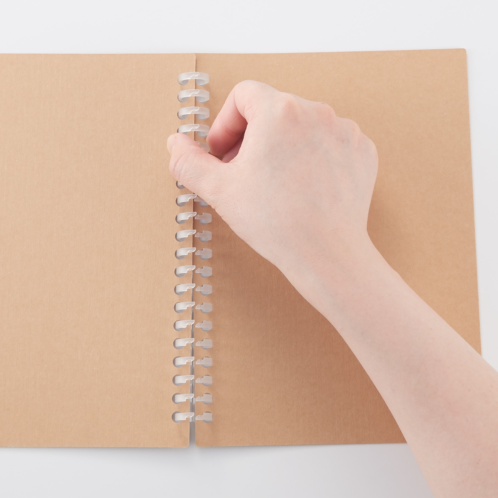 リフィルノート　本体　クラフト表紙