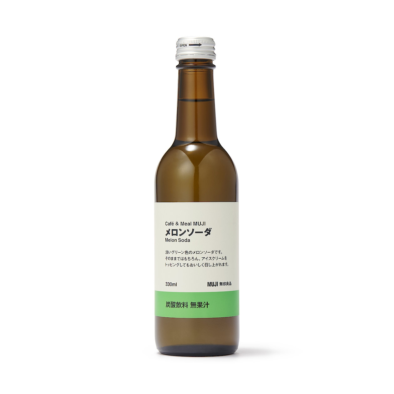 Ｃａｆｅ＆Ｍｅａｌ ＭＵＪＩ メロンソーダ ３３０ｍｌ 通販 | 無印良品